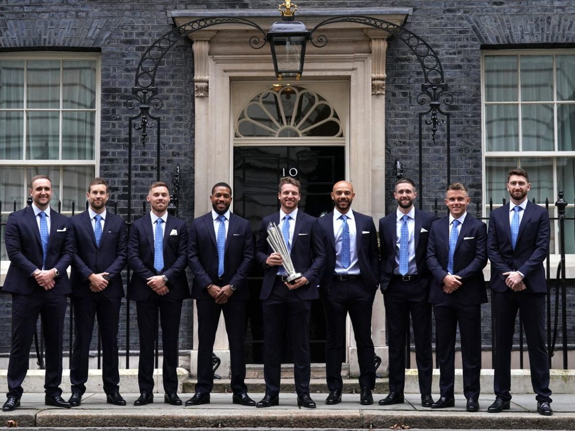 England's World Cup-winning stars visit Downing Street
